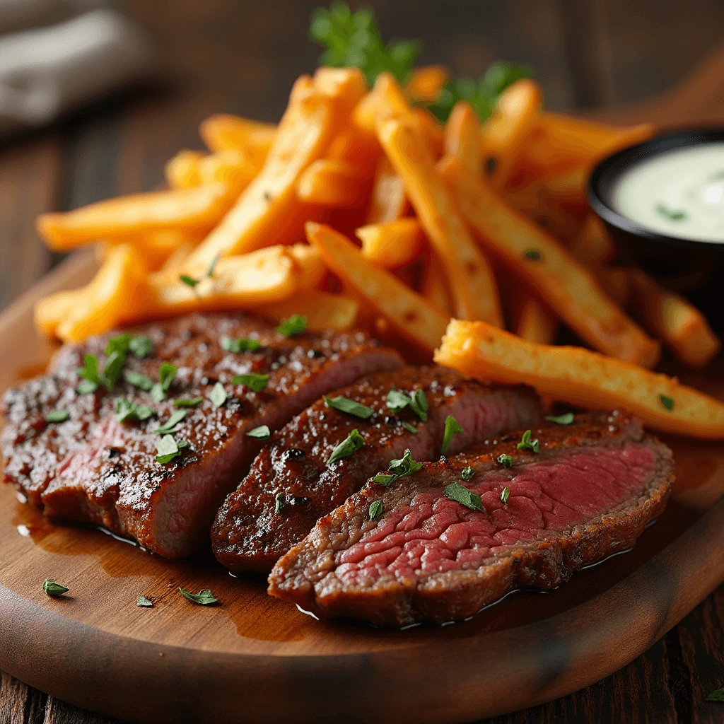 A close-up of crispy beef chips served in a bowl, showcasing their golden-brown texture and savory appearance.