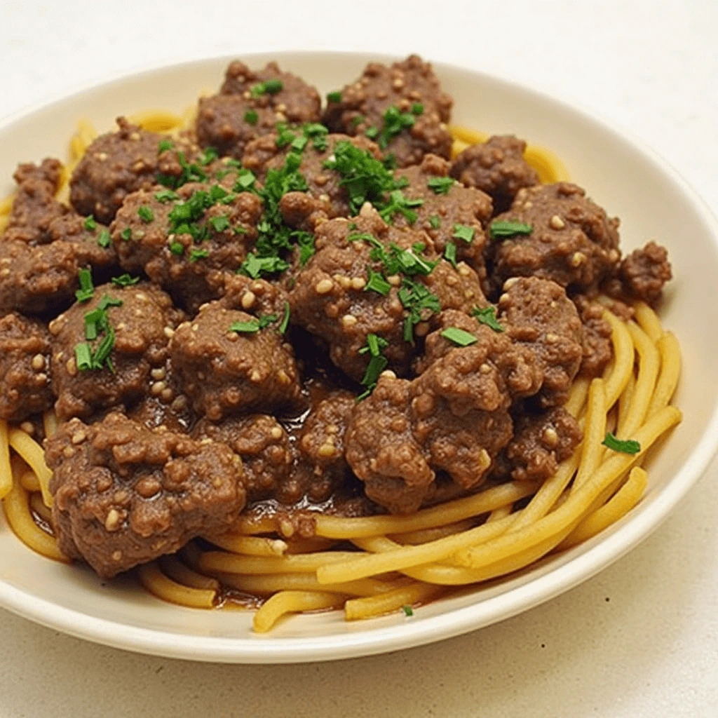 A delicious plate of beef stir-fry with vegetables, showcasing one of many easy beef recipes for weeknight meals.