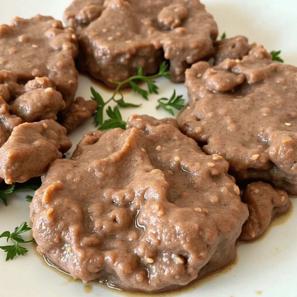 Delicious easy beef recipes served on a plate with fresh ingredients and seasonings.