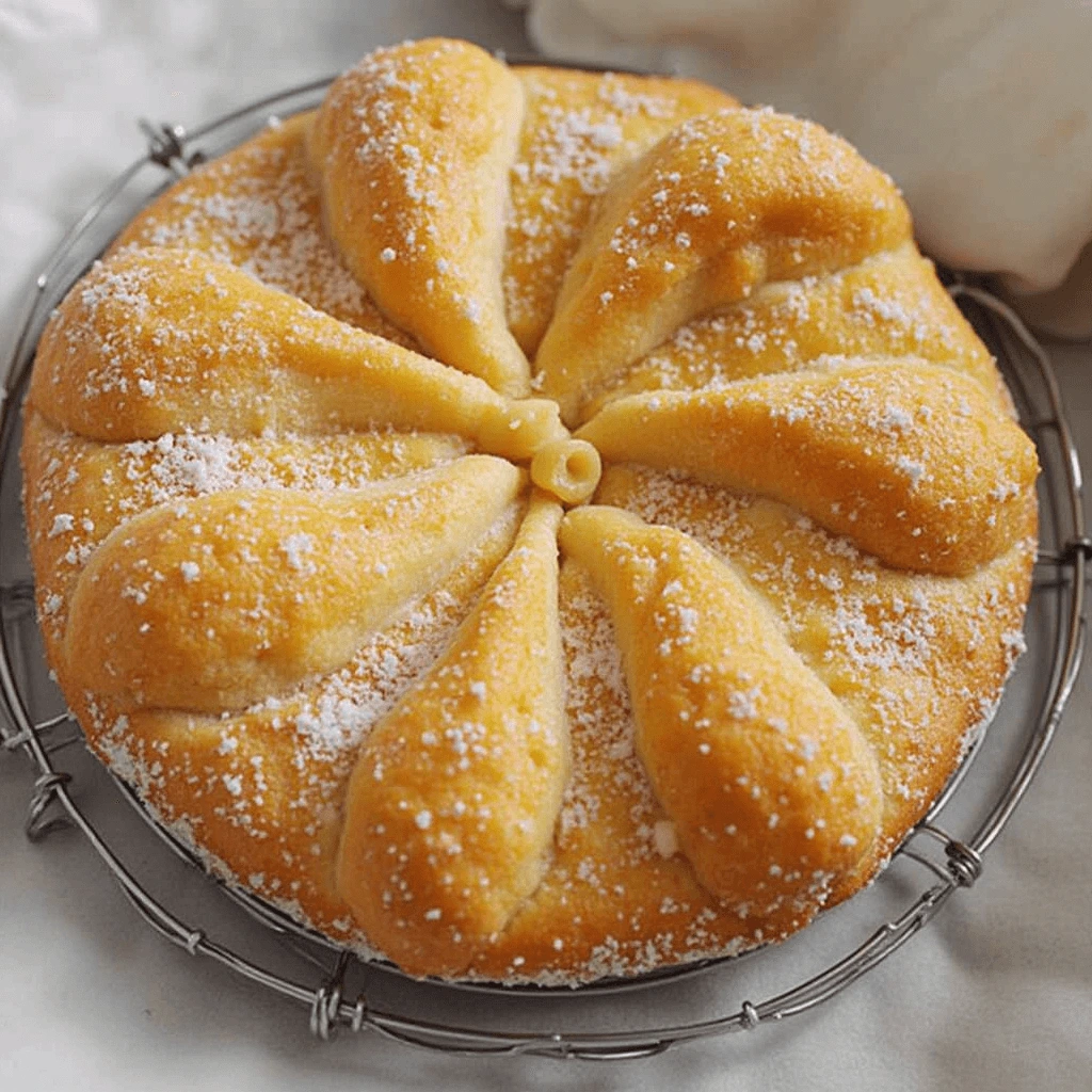 Freshly baked Swiss Gipfeli pastries with a golden, flaky crust on a wooden board.