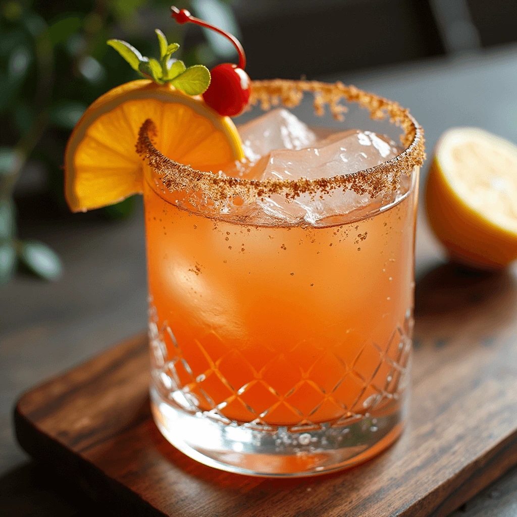 A refreshing Paloma cocktail in a glass, garnished with a grapefruit slice and a salted rim, served with ice and a lime wedge on the side.